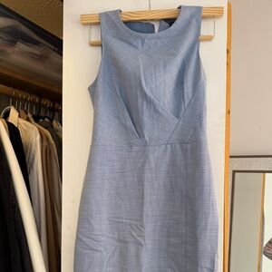 Banana Republic One Shoulder Blue Dress